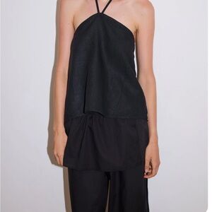 Deiji Studios Linen Wrap Top